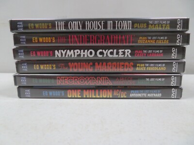 Lot of 6 ED WOOD DVDs!  More than 23 movies!