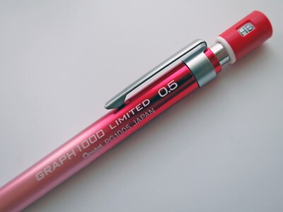Pentel GRAPH 1000 LIMITED PG1005 0.5 Mechanical Pencil PG1005L7-B Gradient RED