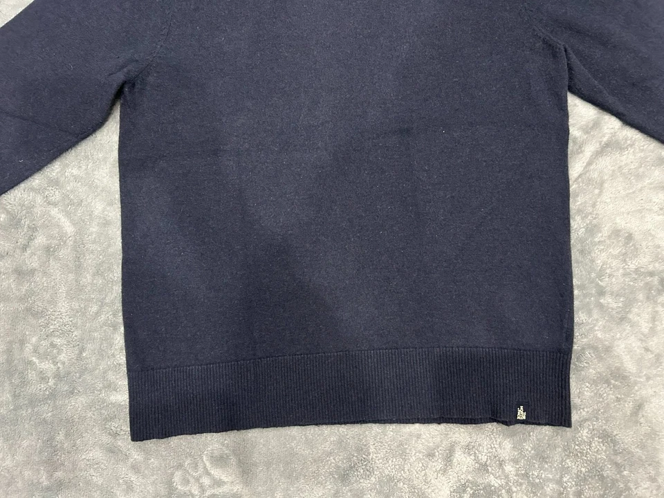 THE NORTH FACE LANA CUELLO EN V HOMBRE SUÉTER AZUL MEDIO ALGODÓN Foto 4 de 4