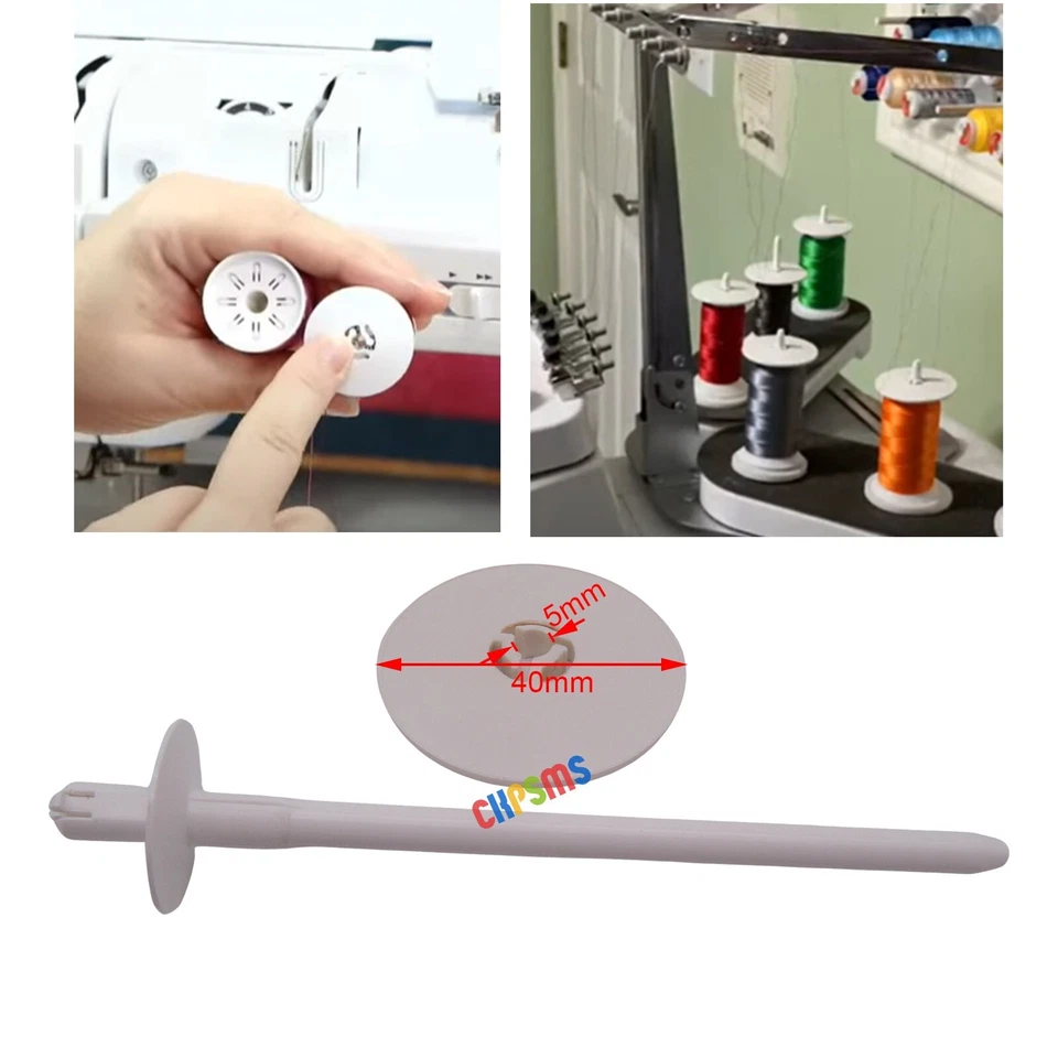 Spool Pin & Cap FOR Brother PR600,PR620,PR650,PR655,PR1000,PR1055X Babylock BMP6 - Image 2 of 3