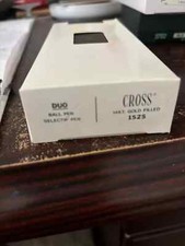 Cross 14k Gold Ballpoint Pen  Rollerball Set New In Box Made In Usa 1525