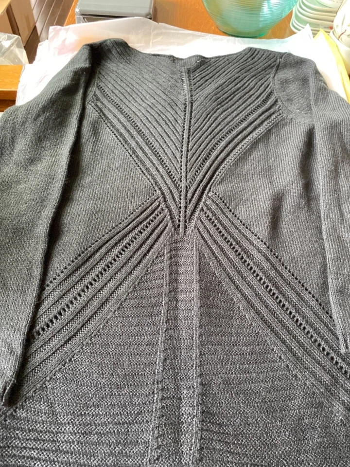 SUÉTER MUJER MERONA NEGRO XL CUELLO EN V Foto 4 de 4