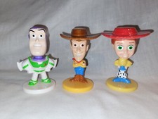 3 Kellogg, Disney/Pixar "Toy Story" Bobble Heads, 2003