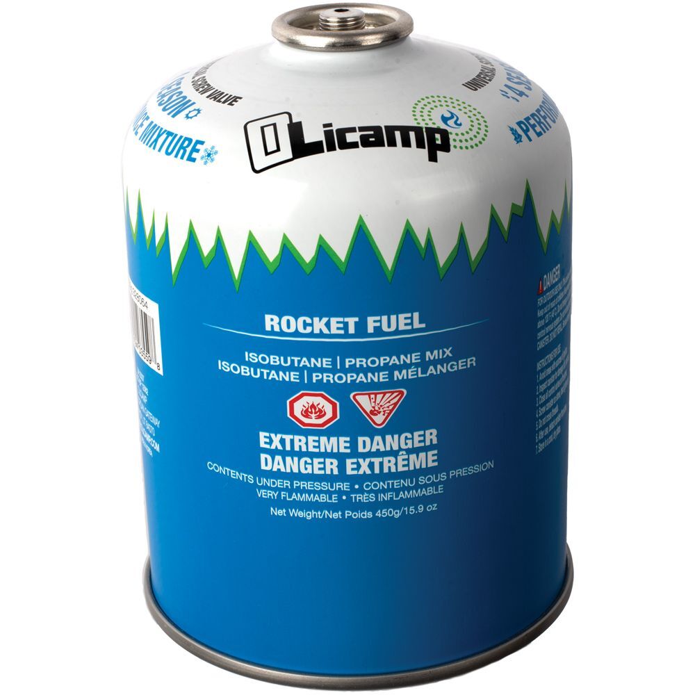 Olicamp Rocket Fuel IsoButane/Propane Blend AllWeather 450g (15.8 oz) Canister Togonyigba