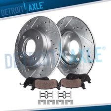 9.41'' Rear Drilled Rotors Pads for Honda Civic Del Sol Prelude Acura Integra