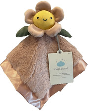 New Cloud Island Super Soft Pink Plush Flower Baby Security Blanket Lovey