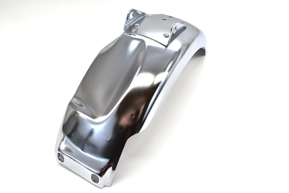 Fender Set 72-77 Z50 A Mini Trail OEM Honda Chrome Mud Guard (See Notes) #Q204 - Image 4 of 4