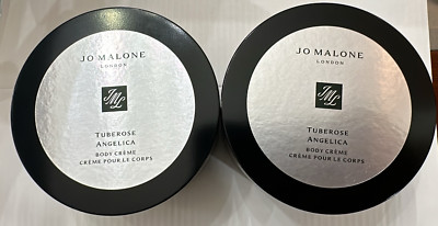 2 Jo Malone London Tuberose Angelica Body Creme 5.9 Oz 175 mL Each