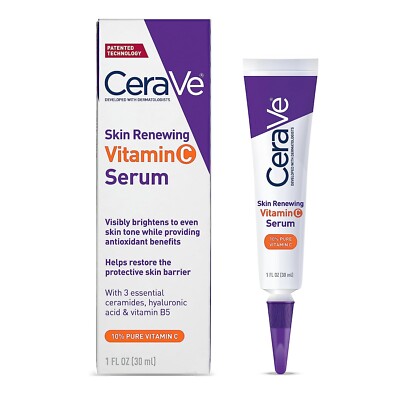 CeraVe Skin Renewing Vitamin C Serum with Hyaluronic Acid - 30ml