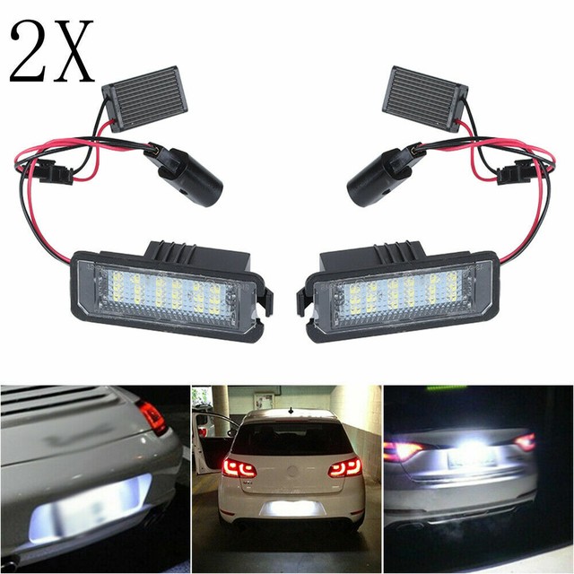 2x LED License Plate Light For VW Golf 6 VI 5 V GTI GT R R32 1K TSI TSI leon eBay