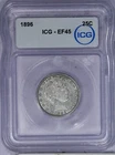 1896 Barber Quarter 25C ICG EF45 XF45