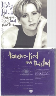 CD--NICKY HOLLAND--TONGUE-TIED AND TWISTED --PROMO