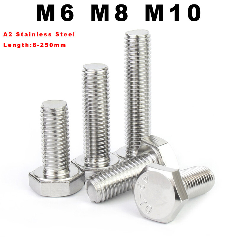 Sechskantschrauben M3x5 Mm Aus Edelstahl A2 (5 Stück) | DIN 933 - Maschinenschrauben - Gewindeschrauben - Schrauben Von MESAROS