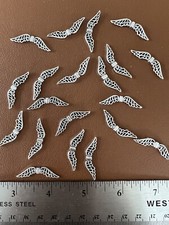 25 pcs Tibetan Silver Angel Wings Spacers Beads 32mm Jewelry Christmas D5 