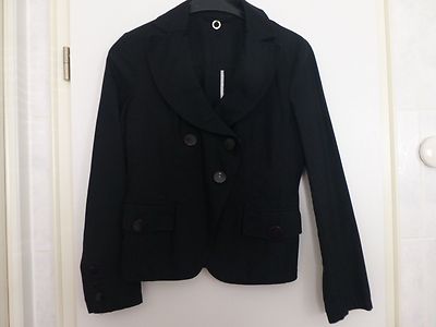 Jacke, Blazer, Neuwertig, Top Marke, concept uk, schwarz, Gr. 38, M, Business