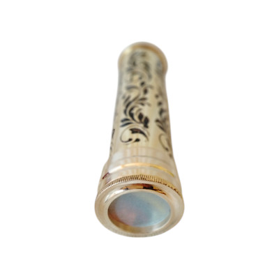 Vintage Gilbert & Sons Antique Brass Kaleidoscope 1895 Reproduction With Case