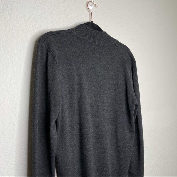 NetWork Men's Quarter Button Pull Over Sweater Me… - image 9