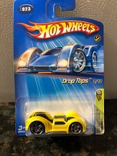 Hot Wheels Curb Side Drop Tops 2005 First Editions #G6693 New NRFP Yellow 1:64