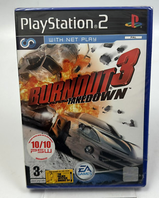 PS2 Burnout 3: Takedown, Neu und Factory Sealed
