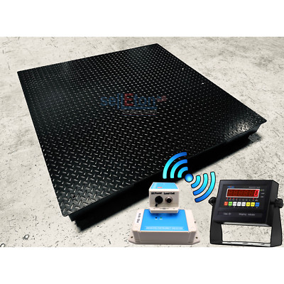 NTEP certified Industrial 48'' x 60''(4'x5') Wireless Floor scales 20000 lb x 5 lb