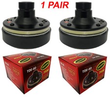 1 Paio Tweeter Driver a Compressione 1,5" Bobina Vocale 700W 8 ohm TDE-80 Spedizione USA!