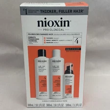 Nioxin Pro Clinical System 4 Haircare Set For Colored/Dry/Damaged Hair