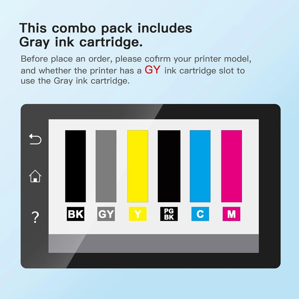 E-Z Ink Cartridge For Canon PGI-250XL PGI 250 XL CLI-251XL CLI 251 XL (6 Pack) - Image 3 of 4