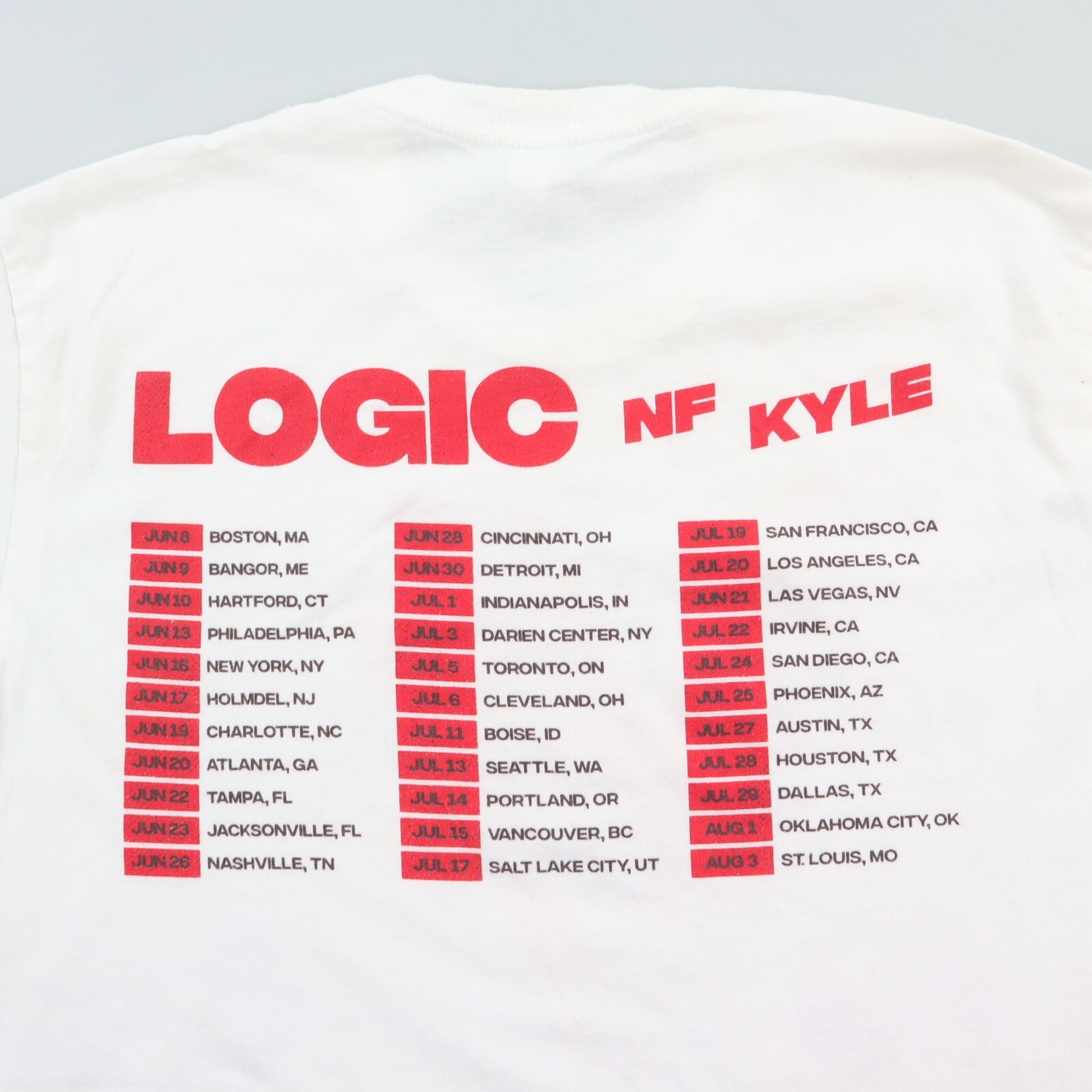 Logic Bobby Taratino vs. Everybody Tour T-Shirt M… - image 4