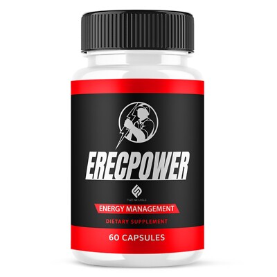 Erecpower Pills, Erecpower Capsules Maximum Strength Supplement (60 Capsules)