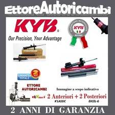 N.4 AMMORTIZZATORI KAYABA FIAT PUNTO 1 SERIE(176)DAL 1993 AL 1999-DOPPIO EFFETTO