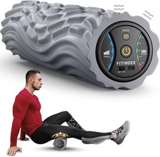 Vibrating Foam Roller for Back Pain, 5-Speed Muscle Massage, FSA HSA