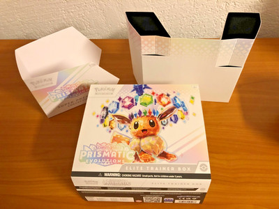Pokemon Prismatic Evolutions ETB Verpackung (ohne Box) - leer