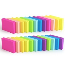 24 Pads Mini Sticky Notes 1.5 * 2 inch Small self Stick Notes 80 Sheets/Pad for