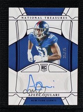 2021 National Treasures Rookie Signatures Purple 35/35 Azeez Ojulari Auto 0wx2