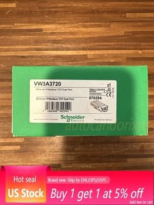 NEW Factory Sealed Schneider Electric VW3A3720 Ethernet IP/Modbus TCP Dual Port