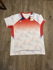 New With Tags L Large VICTOR Badminton Jersey 50012A Fast-Dry Short Sleeve