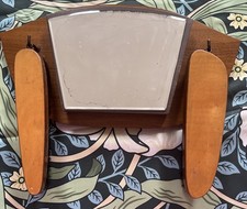 Vintage Hall Mirror & 2 Brush Set