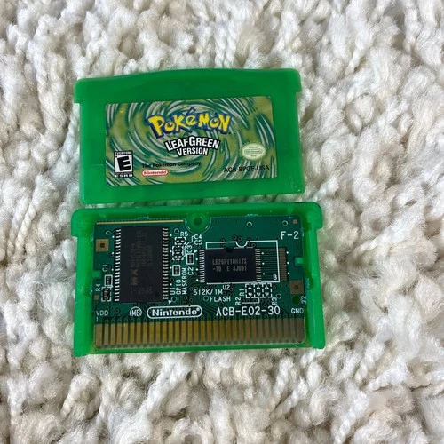 Pokemon LeafGreen Version (Nintendo Gameboy Advance, 2004) GBA Authentic Tested