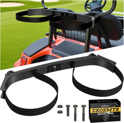 Adjustable Golf Bag Holder for 1987-Up Club Car DS Gas & Electric Carts