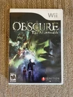 Nintendo Wii Obsure the Aftermath game CIB (very good, unsealed)