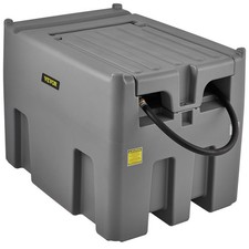 Vevor Portable Diesel Tank 116 Gal Diesel Fuel Tank With 12v Transfer Pump Gray