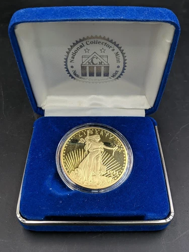 National Collector's Mint 1933 Gold Plated Double Eagle Proof Coin No.IF2050