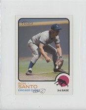 2022 Topps Heritage High Number 1973 Topps Oversized Ron Santo #OB-RS HOF 2g8