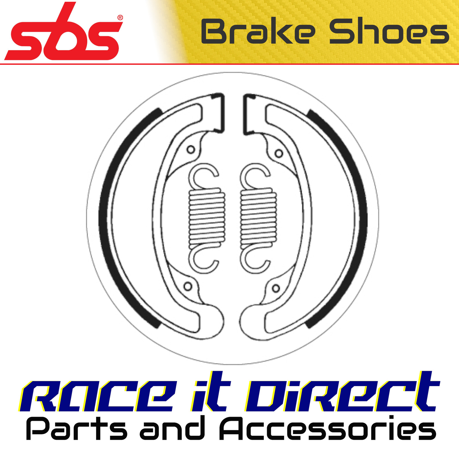 Brake Shoes for HONDA CB 450 N 1985 Rear SBS