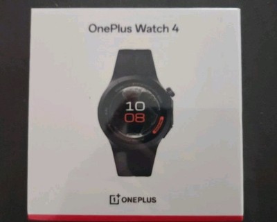 OnePlus Watch 4 schwarz,1,5 Zoll AMOLED Display Android Smartwatch 646 mAh GPS 