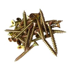Multi-Purpose Chipboard Screws Bulk Buy | Yellow Passivated | Pozi | UK Dispatch