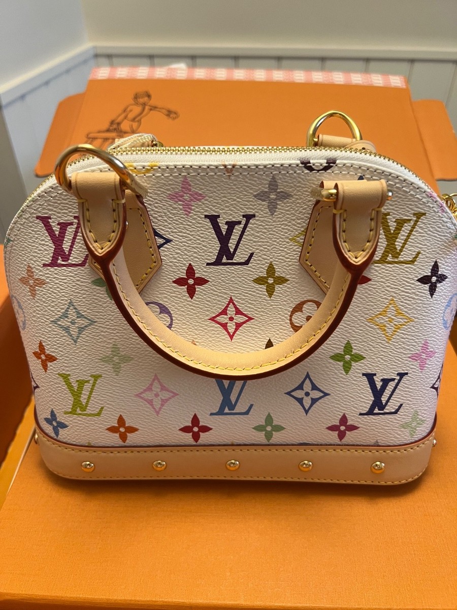 Louis Vuitton x Takashi Murakami 2025 Alma BB Purse Multicolor NWT