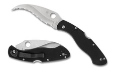 Spyderco Knives Civilian Lockback Black G-10 VG-10 C12GS Stainless Pocket Knife