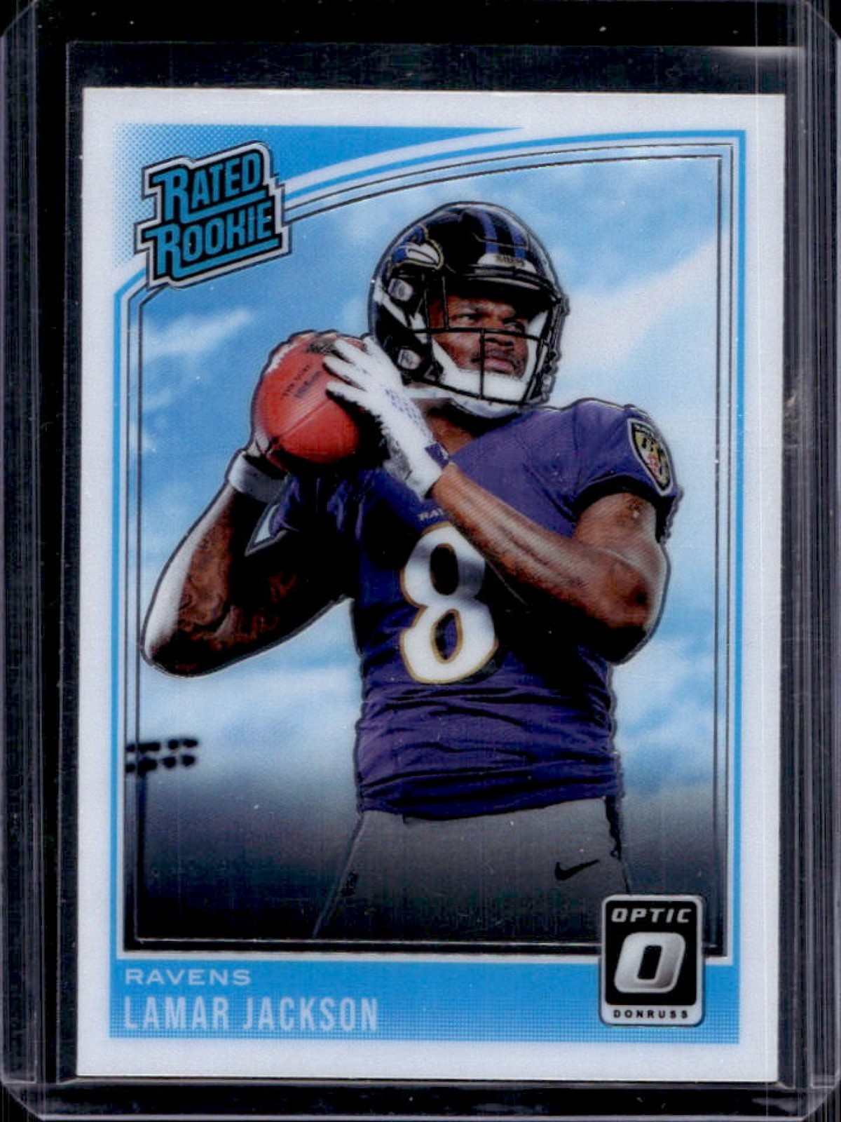 2018 Donruss Optic Lamar Jackson Rookie RC #167 Ravens