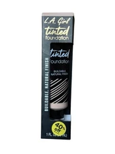 L.A. Girl Tinted Foundation, Buildable Natural Finish - #GLM751 IVORY - NEW